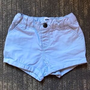 Old Navy light blue shorts size 18-24 months